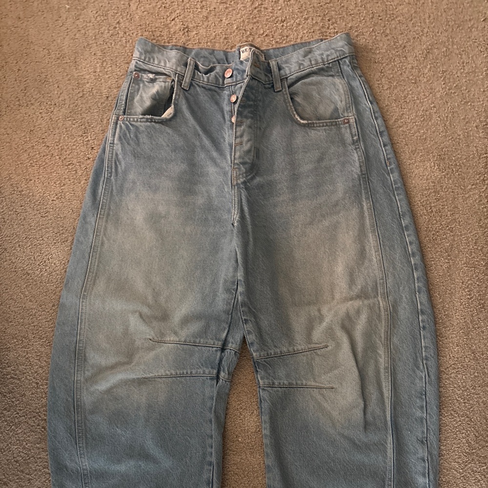 Free people barrel jeans